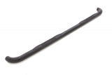 Barres de protection Nerf rondes en acier plié de 3 po pour Chevrolet Silverado 1500 de 99 à 17 à cabine standard (montage sur carrosserie) - Noir