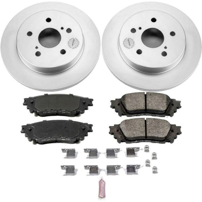 Kit de freins arrière Power Stop 15-17 Lexus NX200t Z17 Evolution Geomet avec revêtement