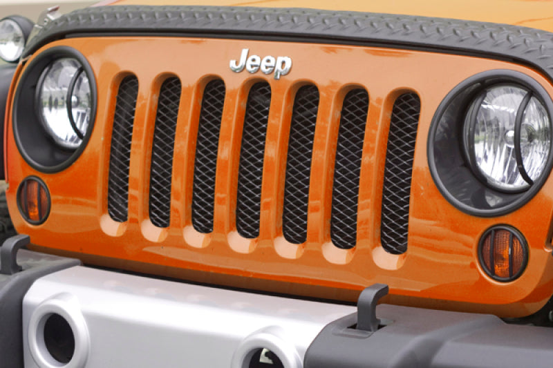 Grille de calandre Rugged Ridge noire pour Jeep Wrangler 07-18