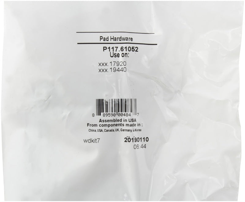 Plaquettes de frein avant StopTech Sport Performance pour Ford Mustang 15-19