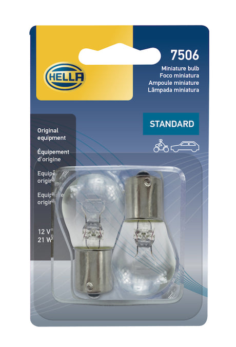 Ampoule Hella 7506 12V 21W Ba15S S8 (2)