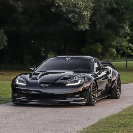 Ensemble de marqueurs latéraux Oracle 05-13 Chevrolet Corvette C6 Concept - Teinté - Sans peinture VOIR LA GARANTIE