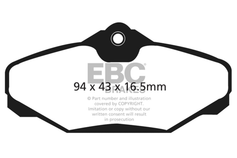 Plaquettes de frein arrière EBC 94-00 Ford Taurus 3.0 Ultimax2