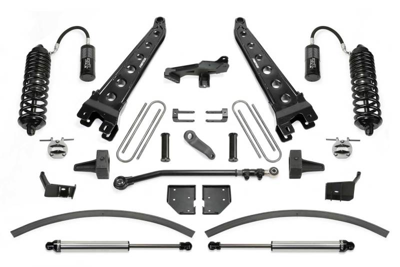 Système de bras de radiateur Fabtech 17-21 Ford F250/F350 4WD Diesel 8 pouces avec 4.0 et 2.25