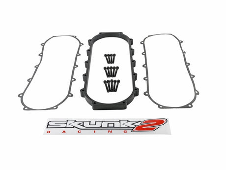 Entretoise de collecteur d'admission Honda/Acura Black RACE de la série Ultra de Skunk2, 1 litre (joint et quincaillerie inclus)