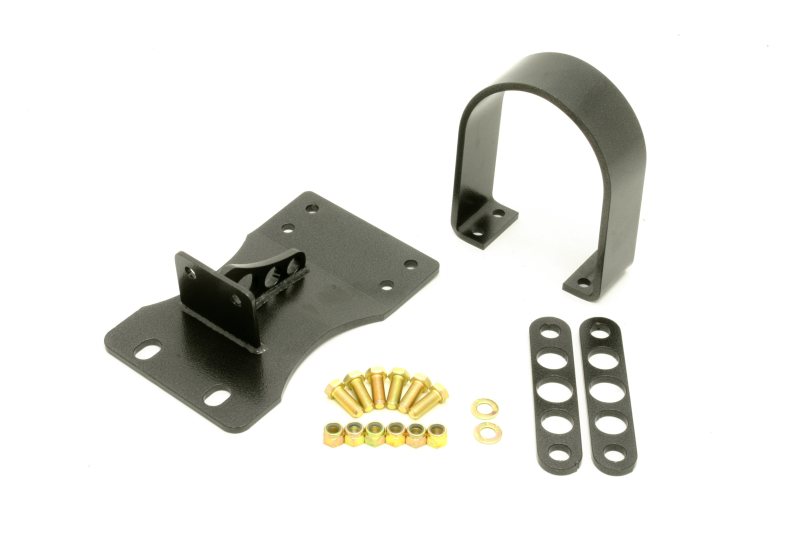 BMR 10-15 5th Gen Camaro V8 Manual/V6 Auto Front Driveshaft Safety Loop - Black Hammertone BMR Suspension