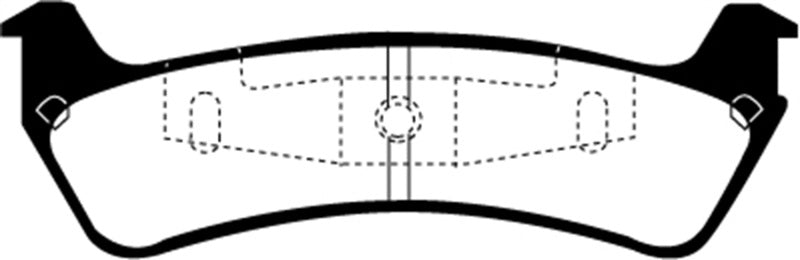 Plaquettes de frein arrière EBC Ultimax2 pour Ford Explorer 4.0 2WD 95-01