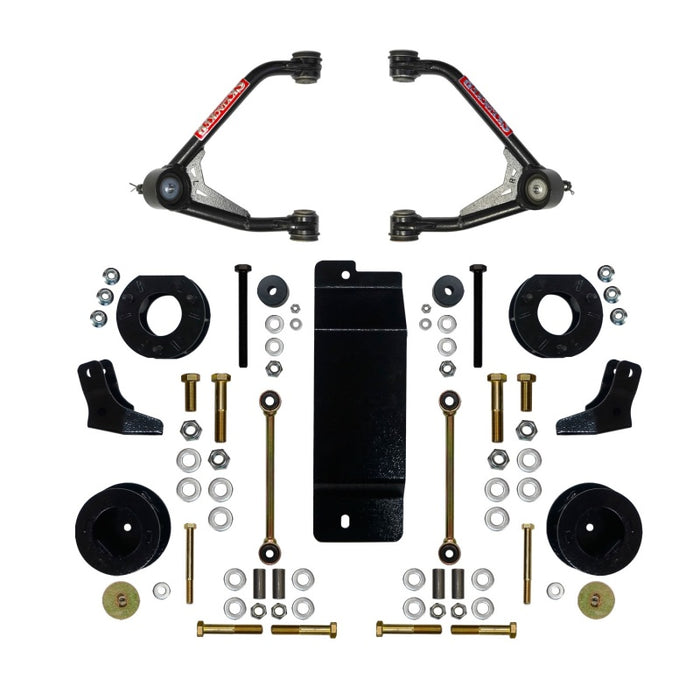 Skyjacker 2007-2014 GM 1500 SUV 4WD 3,5-4 pouces UCA Lift Kit avec supports d'amortisseur arrière