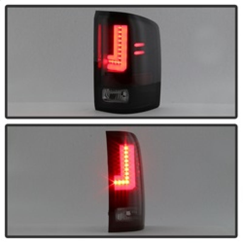 Feux arrière à DEL pour GMC Sierra 2016-2017 Spyder - Fumée noire ALT-YD-GS16-LED-BSM