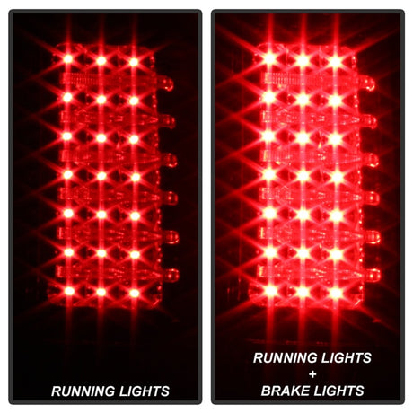 Feux arrière à LED Xtune Hummer H3 06-09 (non H3T) Fumé ALT-ON-HH306-LED-SM
