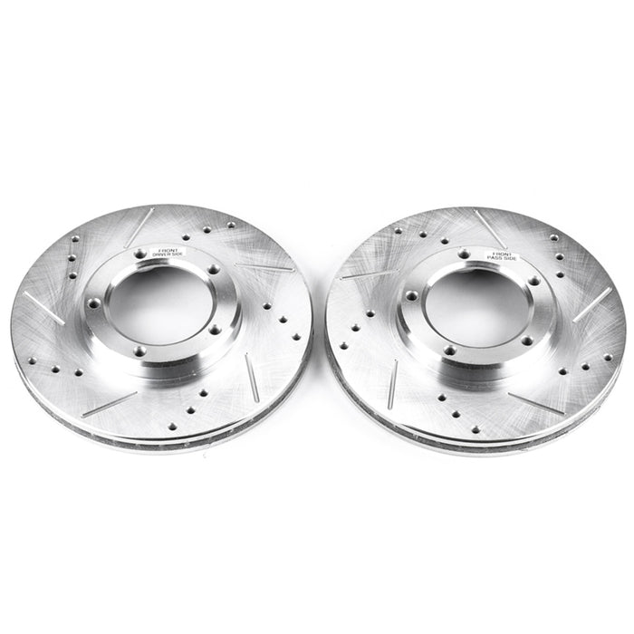 Rotors avant percés et fendus Power Stop 95-04 Toyota Tacoma Evolution - Paire