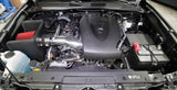Kit d'admission d'air Spectre 16-18 Toyota Tacoma V6-3.5LF/I - Poli avec filtre rouge