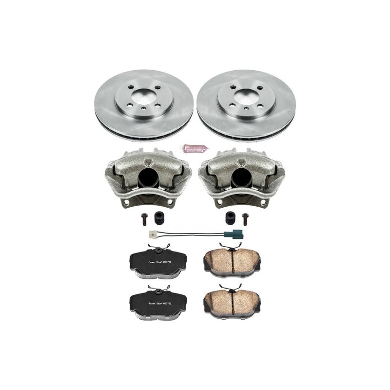 Kit de freins avant Power Stop Autospecialty avec étriers pour BMW 318i 91-92