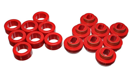 Supports de carrosserie pour cabine multiplace 2 et 4 roues motrices Energy Suspension - Rouge
