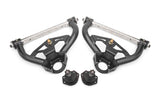 BMR 78-87 GM G-Body Non-Adjustable Upper A-Arms Delrin 0.5in Tall Ball Joint - Black Hammertone BMR Suspension