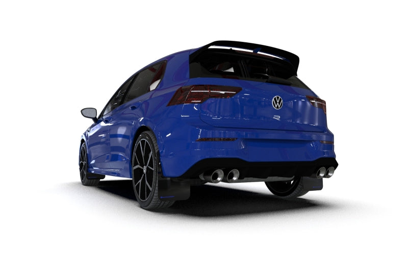 Garde-boue Rally Armor 2022 MK8 Volkswagen Golf GTI/R noir UR avec logo bleu