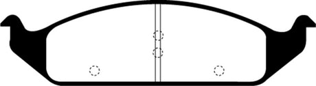 Plaquettes de frein avant EBC Ultimax2 pour Chrysler Cirrus 2.4 (roues de 14 pouces) 95-97