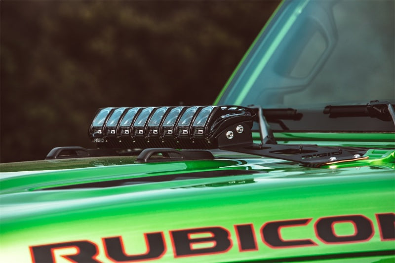 Rigid Industries 2018 Jeep JL - Kit de montage sur capot - Montage sur série Adapt 20 po