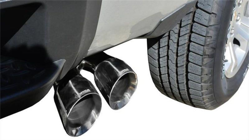 Corsa 14-17 Chevy Silverado 1500 5.3L V8 CC / SB 3 pouces Sortie latérale unique Échappement Cat-Back Touring