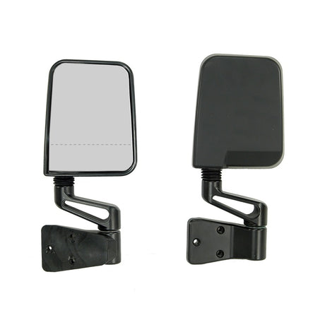 Kit de rétroviseurs extérieurs à double focalisation noir pour Jeep Wrangler YJ/TJ 87-02 Rugged Ridge