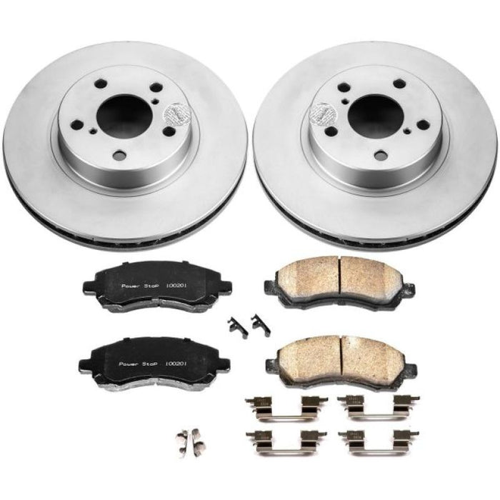 Kit de freins Power Stop 97-01 Subaru Impreza Z17 Evolution Geomet avec revêtement avant