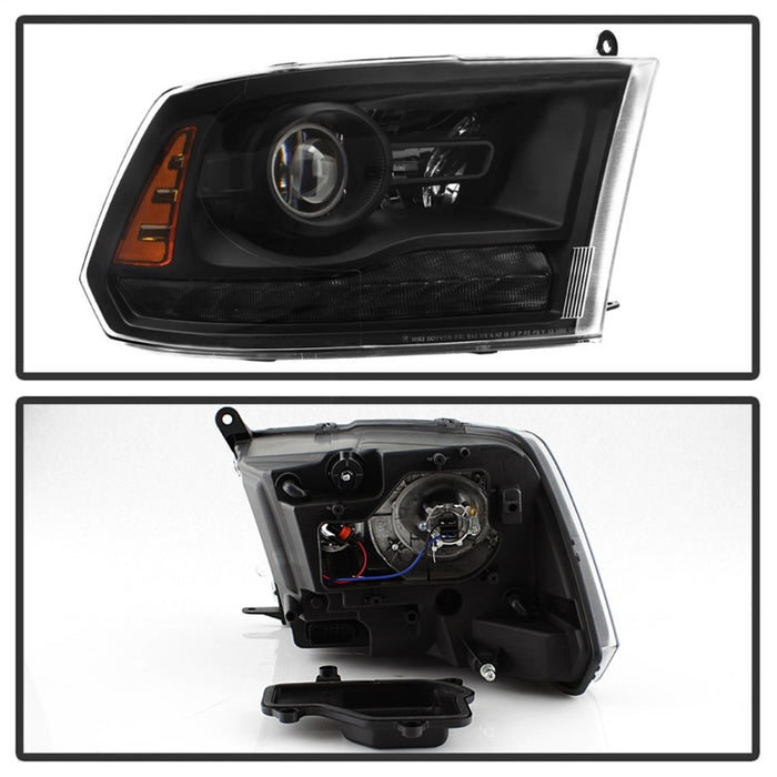 Phare projecteur xTune Dodge Ram 13-17 (avec projecteur LED d'usine) - Noir HD-JH-DR13-P-BK