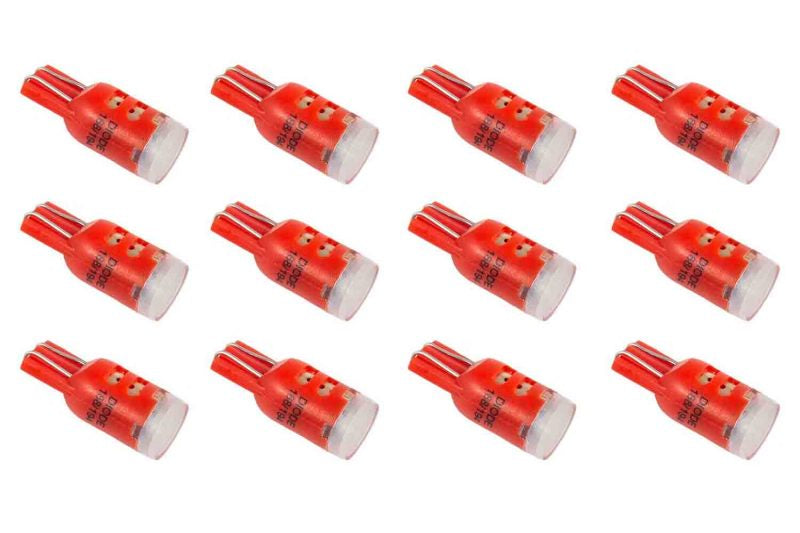 Ampoule LED Diode Dynamics 194 HP3 LED - Rouge Lot de 12