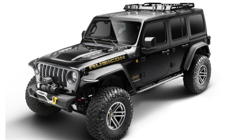 Cache-capot Bushwacker 18-19 Jeep Wrangler JL Trail Armor - Noir