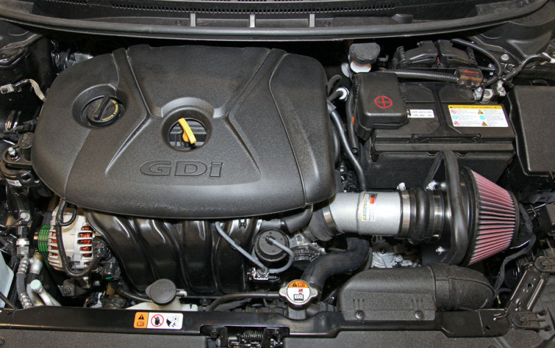 K&amp;N 2014 KIA FORTE / FORTE KOUP 2.0L Silver Typhoon Short Ram Intake