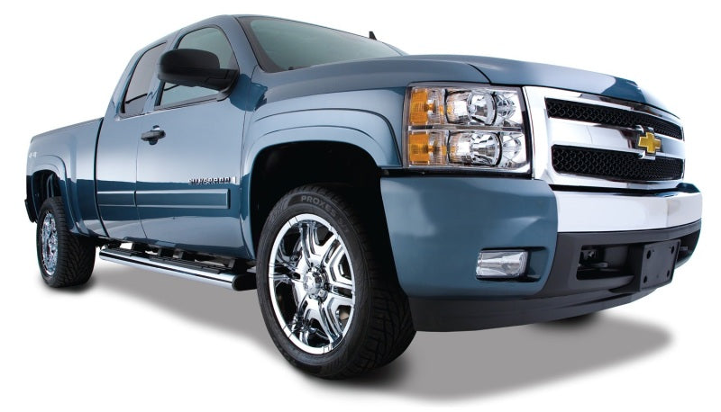 Bushwacker 07-13 Chevy Silverado 1500 Fleetside Élargisseurs de style OE 4 pièces 69,3 po - Noir