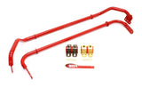 Kit de barres stabilisatrices avant et arrière BMR 10-11 5e génération Camaro avec bagues - Rouge