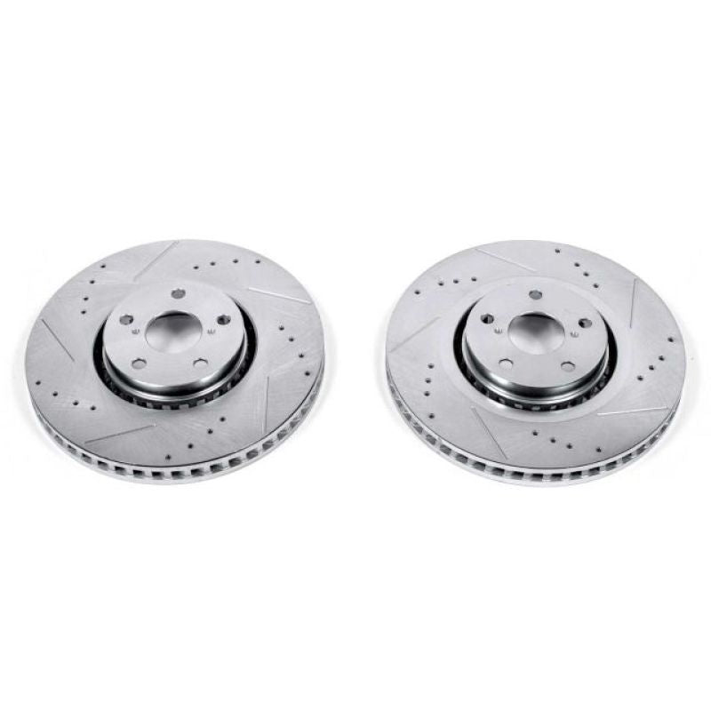 Disques de frein avant Power Stop 07-11 Lexus GS350 Evolution percés et fendus - Paire