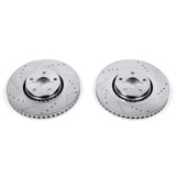 Disques de frein avant Power Stop 07-11 Lexus GS350 Evolution percés et fendus - Paire