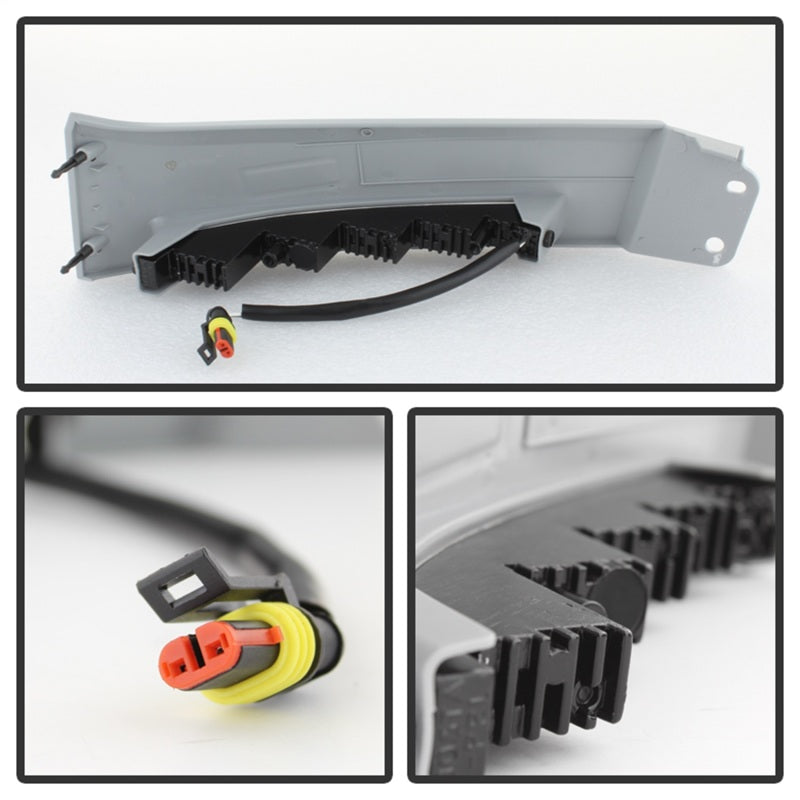 Feux de jour à LED Spyder Toyota Tundra 07-13 sans interrupteur non peints FL-DRL-TTU07-PB