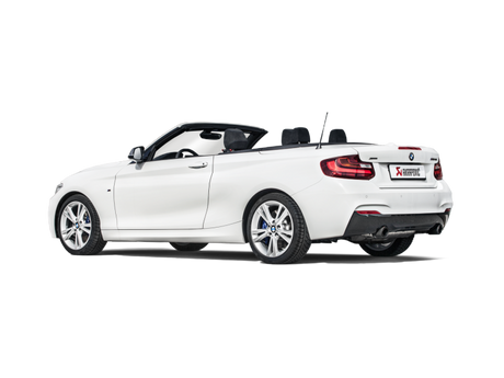 Arrière de catalyseur Akrapovic Evolution Line 16-17 pour BMW M240i (F22 F23) (SS) avec embouts en carbone (tuyau de liaison requis)
