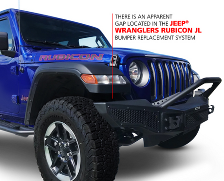 Pare-chocs avant pleine largeur Go Rhino 07-20 Jeep Wrangler JL/JLU/JK/JKU/Gladiator JT Trailline