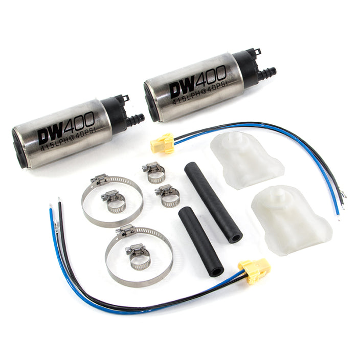 Pompe à essence intégrée DeatschWerks 415LPH DW400 avec kit d'installation 9-1049 99-04 Ford 150 Lightning