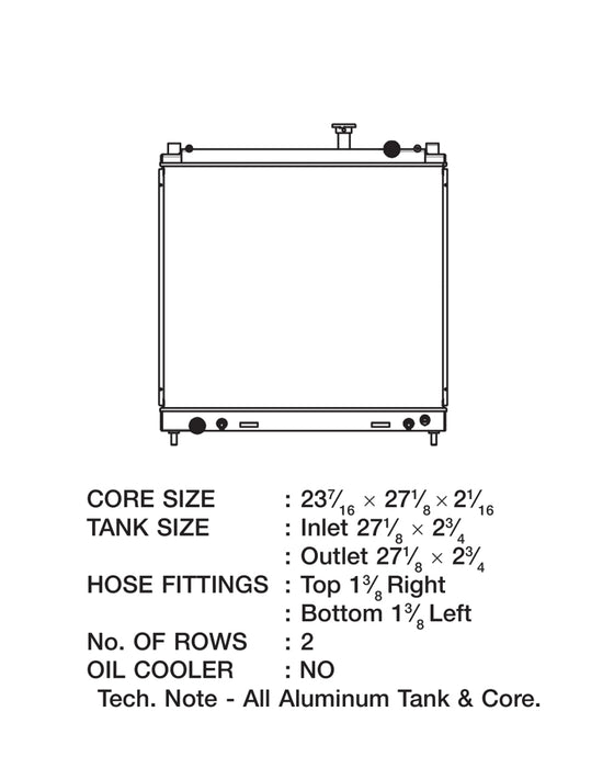 CSF 04-15 Nissan Titan Armada Radiator