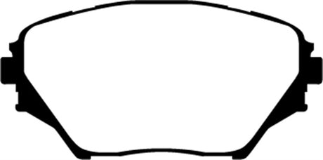 Plaquettes de frein avant EBC 01-03 Toyota RAV 4 2.0 Greenstuff