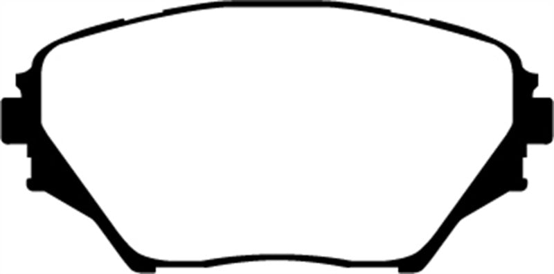Plaquettes de frein avant EBC 01-03 Toyota RAV 4 2.0 Greenstuff