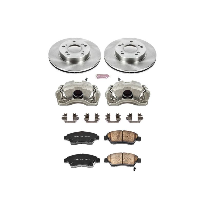 Kit de freins avant Autospecialty Power Stop 02-06 Acura RSX avec étriers