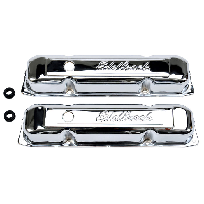 Couvercle de soupape Edelbrock Signature Series Chrysler 1958-1979 361-440 V8 Chrome