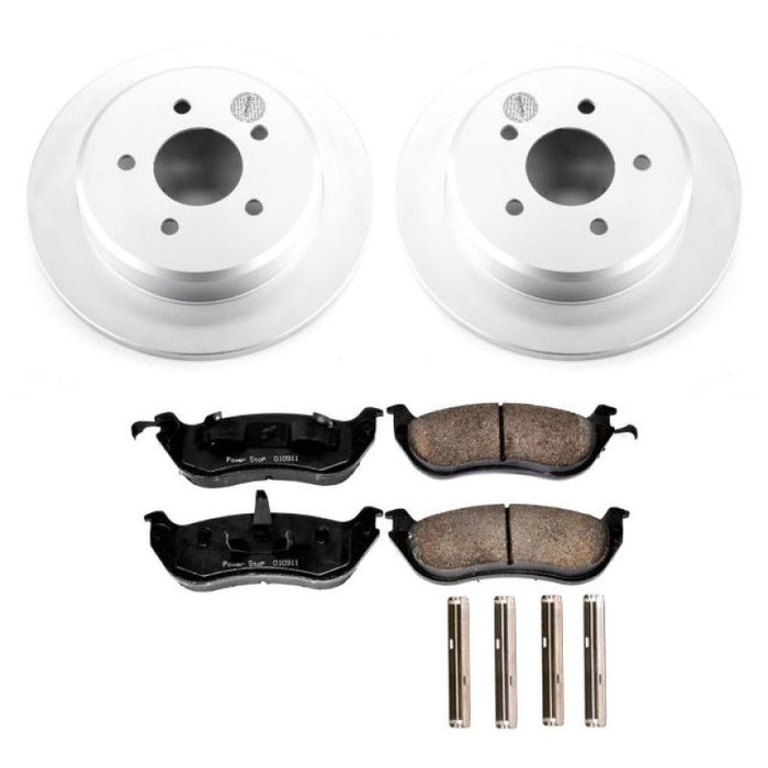 Kit de freins arrière Power Stop 96-02 Ford Crown Victoria Z17 Evolution Geomet avec revêtement