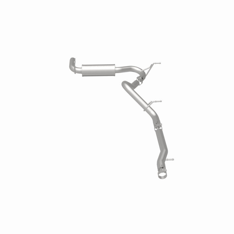 MagnaFlow 12-14 Jeep Wrangler 3.6L Single Straight Rear P/S Exit Stainless C/b Perf Exhaust-Comp