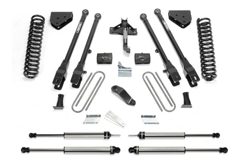 Système Fabtech 08-15 Ford F250 4WD 6 pouces 4Link avec bobines et amortisseurs DLSS