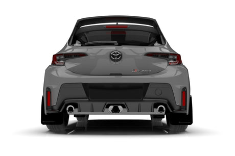 Garde-boue Rally Armor 2023 Toyota GR Corolla Black UR avec logo gris foncé