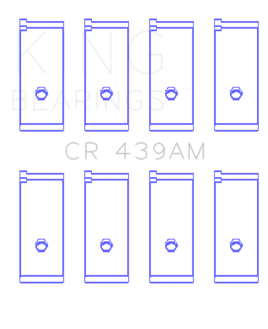 King Honda A18A1/A20A1/B20A3/BS1/ES/ET1-2 Connecting Rod Bearing Set - 0.75 Oversized