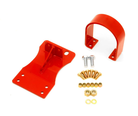 BMR 10-15 5th Gen Camaro V8 Auto Front Driveshaft Safety Loop - Red