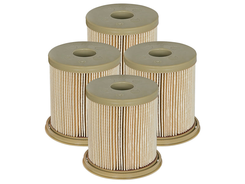 Filtres à carburant aFe ProGuard D2 (paquet de 4) pour camions diesel Dodge 97-99 L6-5,9 L (td)