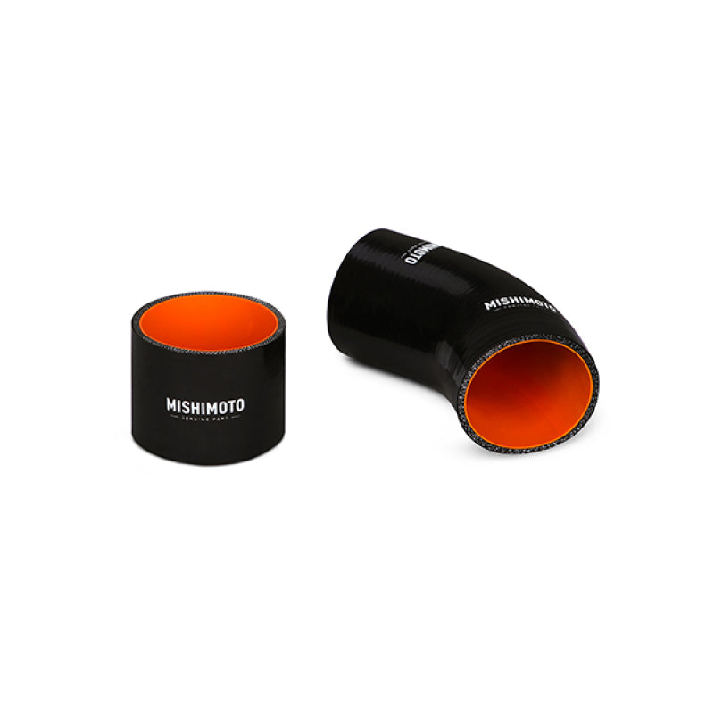 Kit de tuyau et de soufflet noirs pour refroidisseur intermédiaire Mishimoto 2015 Ford Mustang EcoBoost 2,3 L côté froid